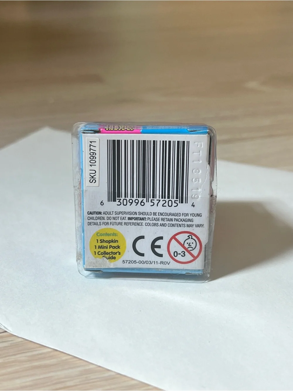 Shopkins Mini Gift Cube - AUTHENTIC!